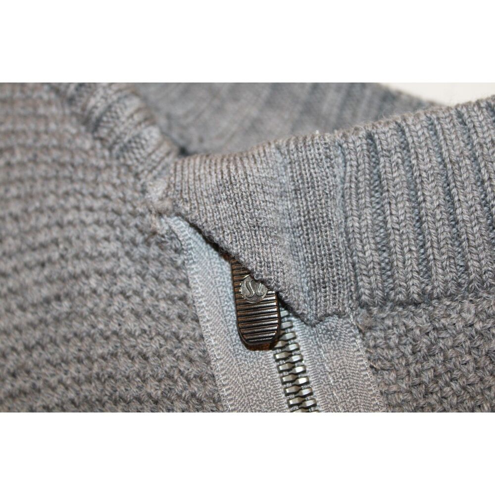 Lululemon on the go poncho merino wool one size gray women's - Picture 6 of 9